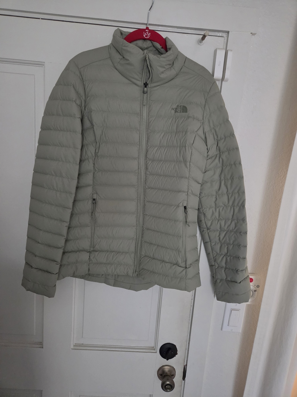 The North Face Women's Quilted Puffer Jacket - Sage Green